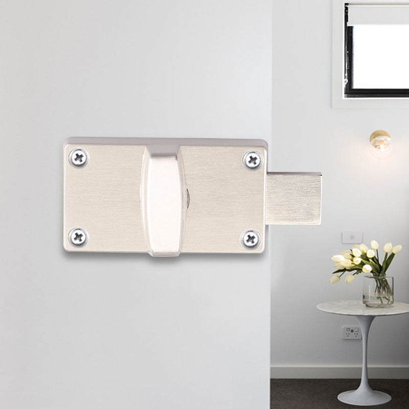 Door Lock Toilet Convenient Lock Tool Stainless Steel Partition Door Lock