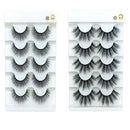 Multilayers False Eyelashes Eye Lash Extension 6D Faux Mink Hair Crisscross