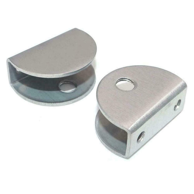 Glass Shelf Bracket Clamp Shelving Balustrade Brackets Alloy Holder Support D4G1