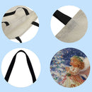 Jump Car Christmas Angel Printed Shoulder Bag Shopping Bag Casual Large To
