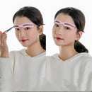 4 Styles Cosmetics Eyebrow Shaper Kit Eyebrow Stencil Thrush Card Grooming