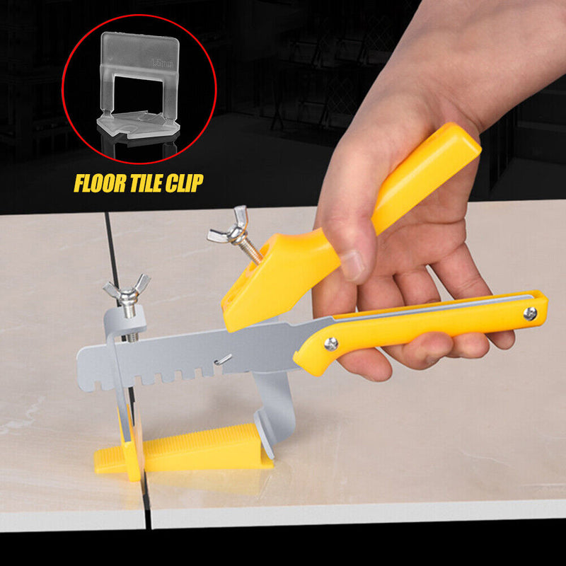 100pcs Plastic Ceramic Leveling System Wedges Clips Flooring Tools (1.5mm)