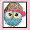 Needlework Kit 14CT Stamped Handmade Colorful Animal DIY Bedroom Cross Stitch