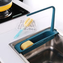 Expandable Kitchen Sink Rack Retractable Household Sink Dish Pool (Blue) Newly