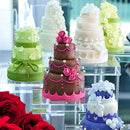 Cake Pan - 3 Tiers Pudding Cupcake Bakeware DIY Chocolate Cake Mold (L)