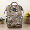 Waterproof Mummy Diaper Bags Backpack Large Capacity Baby Care (Light Camo)