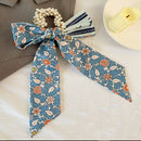 Hair Scrunchies Hair Scarf Floral Ribbon Headband Hair Ribbon Hairband Scarf