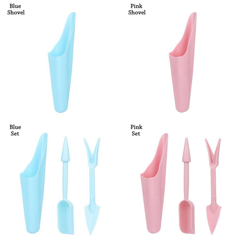 Digging Spoon Gardening Tools Plastic Cup Spade Bucket Shape Soil Shovel