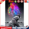 Spray Elephant Oil Paint By Numbers Kits Canvas Picture Wall Art DIY Craft
