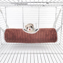 Hamster Cage Ferret Tunnel Hammock Winter Warm Comfortable Pet Tube Bed Nes