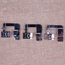 3pcs Domestic Hemming Cloth Strip Presser Foot Rolled Hem Foot for Sewing
