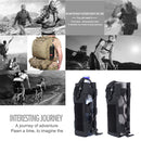 Molle Water Bottle Bag Travel Camping Hiking Kettle Holder Pouch (Black) Newly