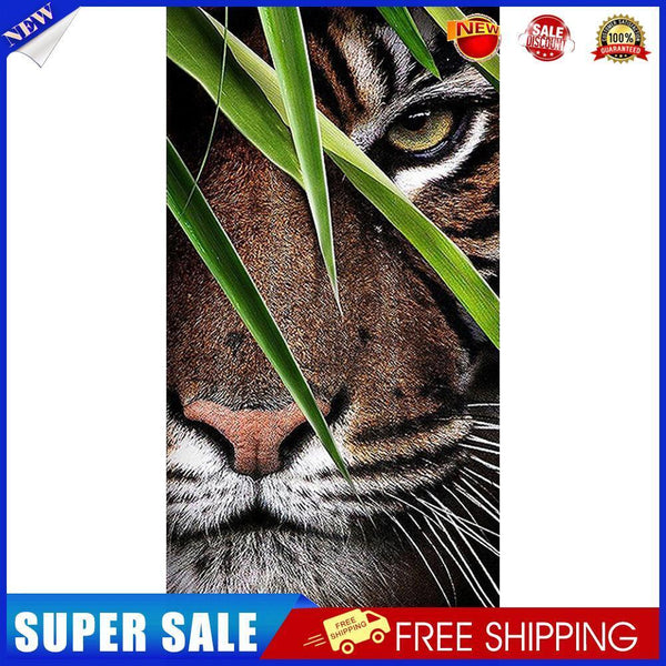 Paint By Numbers Kit DIY Tiger in Leaves Colouring Oil Art Picture Craft
