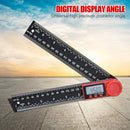 200mm Digital Protractor Ruler Inclinometer Goniometer Measuring Tool (A) Newly