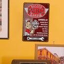 Iron Painting Waterproof Metal Sign Plaque Posters Bar Club Hotel Decoratio