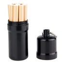 Stainless Steel Waterproof Cigarette Case 10 Cigarettes Holder Box (Black)