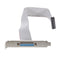 Motherboard DB25 1-Port Serial Parallel PCI Header Cable Slot Plate