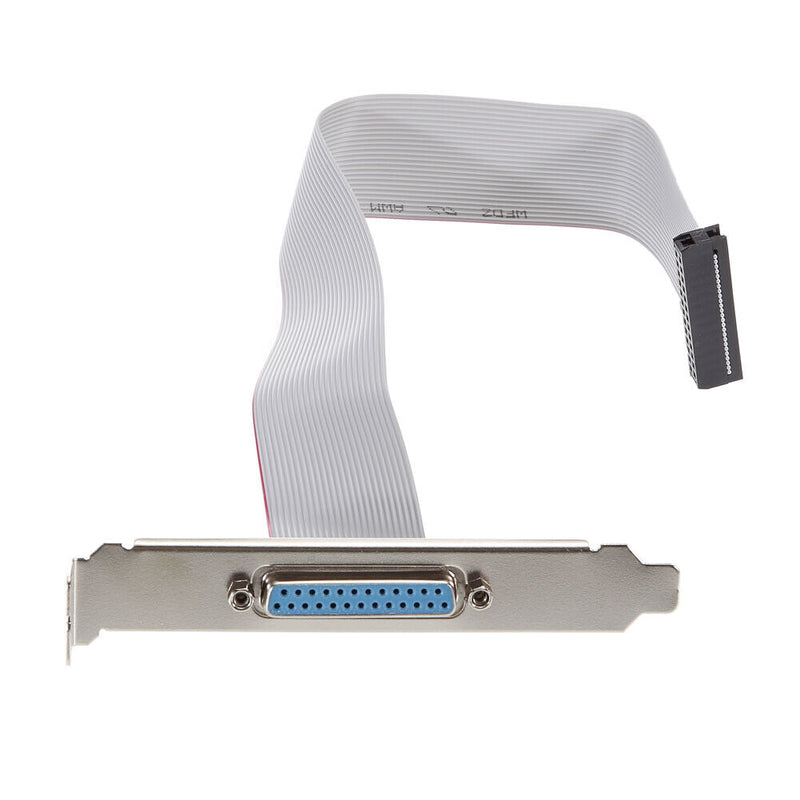 Motherboard DB25 1-Port Serial Parallel PCI Header Cable Slot Plate