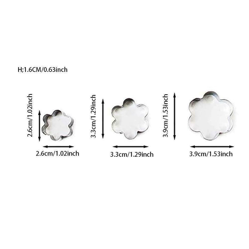 30 Pcs Mini Cookies Cutter Shapes Small Molds For Pastry K U Clay Cakes D6U0