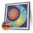 5D DIY Diamond Painting Moon Mandala Partial Special Shape Drill Rhinestone Art