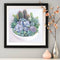 5D DIY Full Round Drill Diamond Painting Succulent Plants Cross Stitch Mosaic
