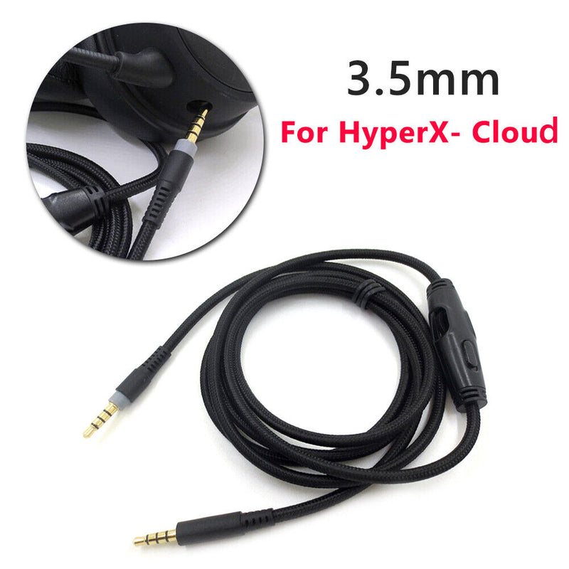 1.5m Male to Male with Tuning for HyperX Cloud/Cloud Alpha Audio Cable Headphone