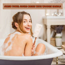Towel Gourd Bath Brush Wooden Handle Exfoliator Brush Shower Back Brushes Newly