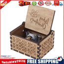 Retro Wooden Merry Christmas Music Box Storage Box Ornament Gift (Wood)