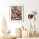 Diamond Painting Succulent Plant Full Round Drill Picture of Rhinestone Drawing