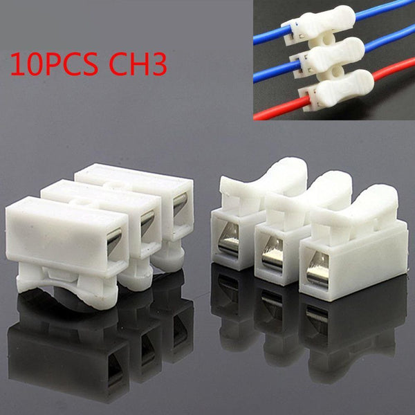 Wire Electrical Supplies Quick Connector Crimp Terminals Block No Screw Clamp