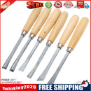 6pcs Manual Wood Carving Hand Chisel Tool Set Carpenters Woodworking Cutter
