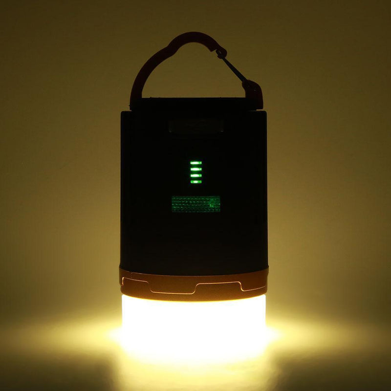 2pcs Portable USB Rechargeable Tent Camping Remote Control Hanging Light