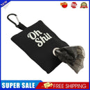 Pets Garbage Poop Bag Dispenser Dog Poop Waste Bag Holder Organizer (Black)