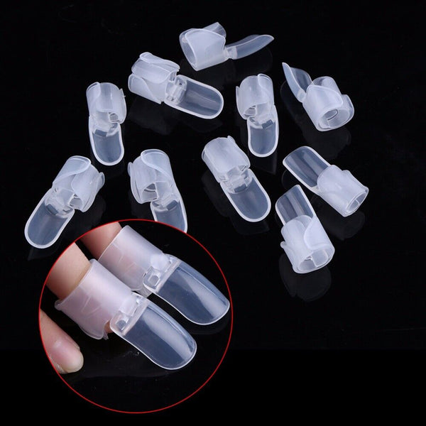 DIY Fashion Tips Nail Protector Clips Manicure Cover Finger Polish Shield