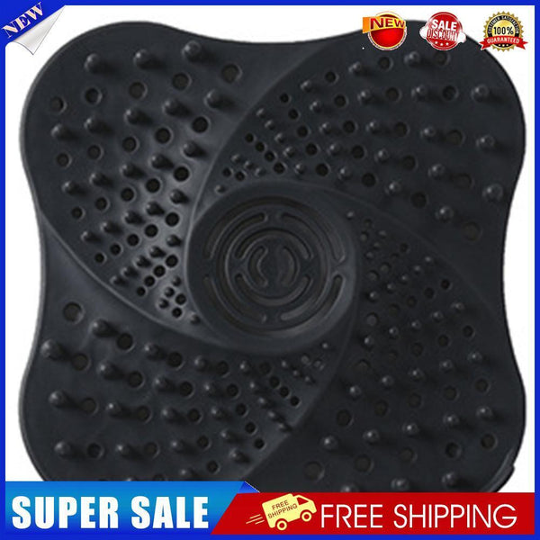 Anti-Block Floor Drain Sucker Sewer Outfall Strainer Sink Filter (Black)