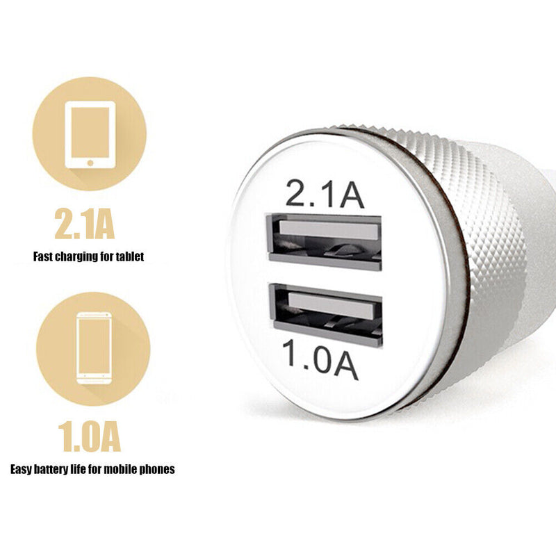 COB LED Headlamp Waterproof USB Rechargeable Torch Headlight + Car Chargers