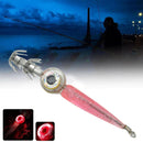LED Electronic Shrimp Squid Jigs Hook 8cm Night Fishing Lure Bass Bait Tackle..