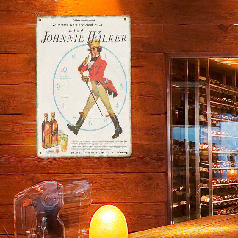 20x30cm People Retro Tin Painting Rectangular Metal Wall Signs Decor (1) Newly