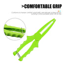 Plastic Fishing Clamp Portable Fishing Pliers Lock Clip Gripper (Green) Newly