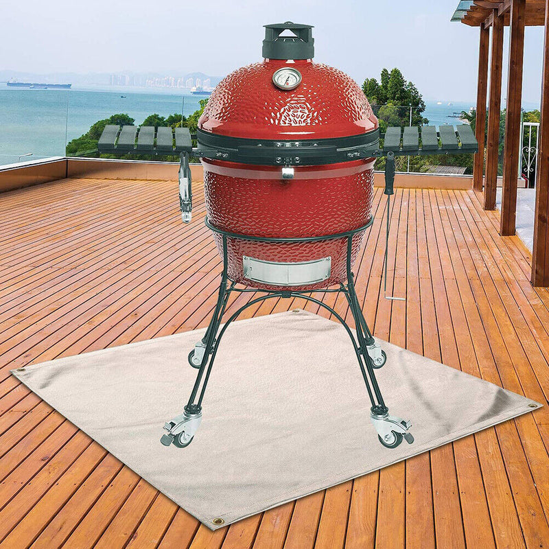 Barbecue Fire Blanket Insulation Mat Outdoor Camping Flame Delaying Grill Mats