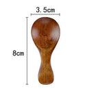 Condiment Scoop Flatware Small Mini Sugar Spoon Coffee Tea Salt Wood Spoons