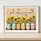 50X40cm English Sentence Frameless Oil Paint By Numbers Painted Picture Craft