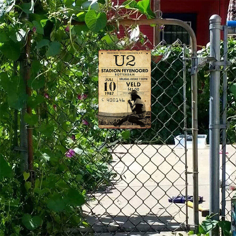 Metal Signs Rotterdam Stadium Iron Painting Wall Art Plaque Poster 20x30cm