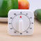 5pcs 60 Minutes Manual Timer Mechanical Reminder Alarm Clock Kitchen Timer