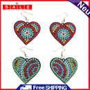 5D DIY Diamond Painting Earrings Kit Double-sided Drill Fashion Drop Earrings