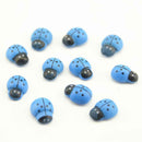 100x Mini Self Adhesive Wooden Ladybird Stick On Lady Craft Card Wood Bu hot.
