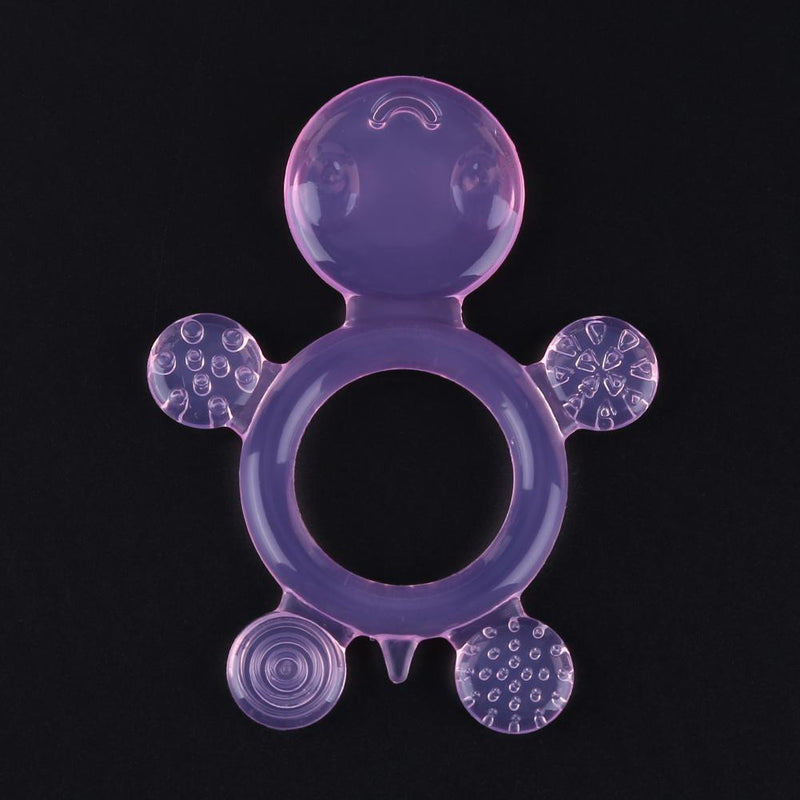 Cute Baby Teether Kids Silicone Teething Chewable Pacifier (Pink Tortoise) Newly