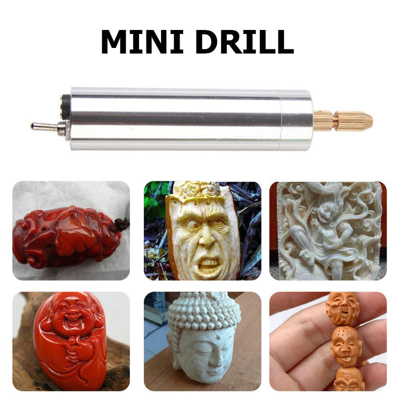 Portable Handheld Micro USB Drill Lightweight Electric Drill Jewelry Making Tool