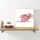 Full Round Drill Mosaic Craft DIY Pink Angel Rhinestone Diamond Painting Newly