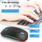 HXSJ M103FG 1600DPI Bluetooth-Compatible 5.1+2.4G Wireless Mouse Set (Dual)